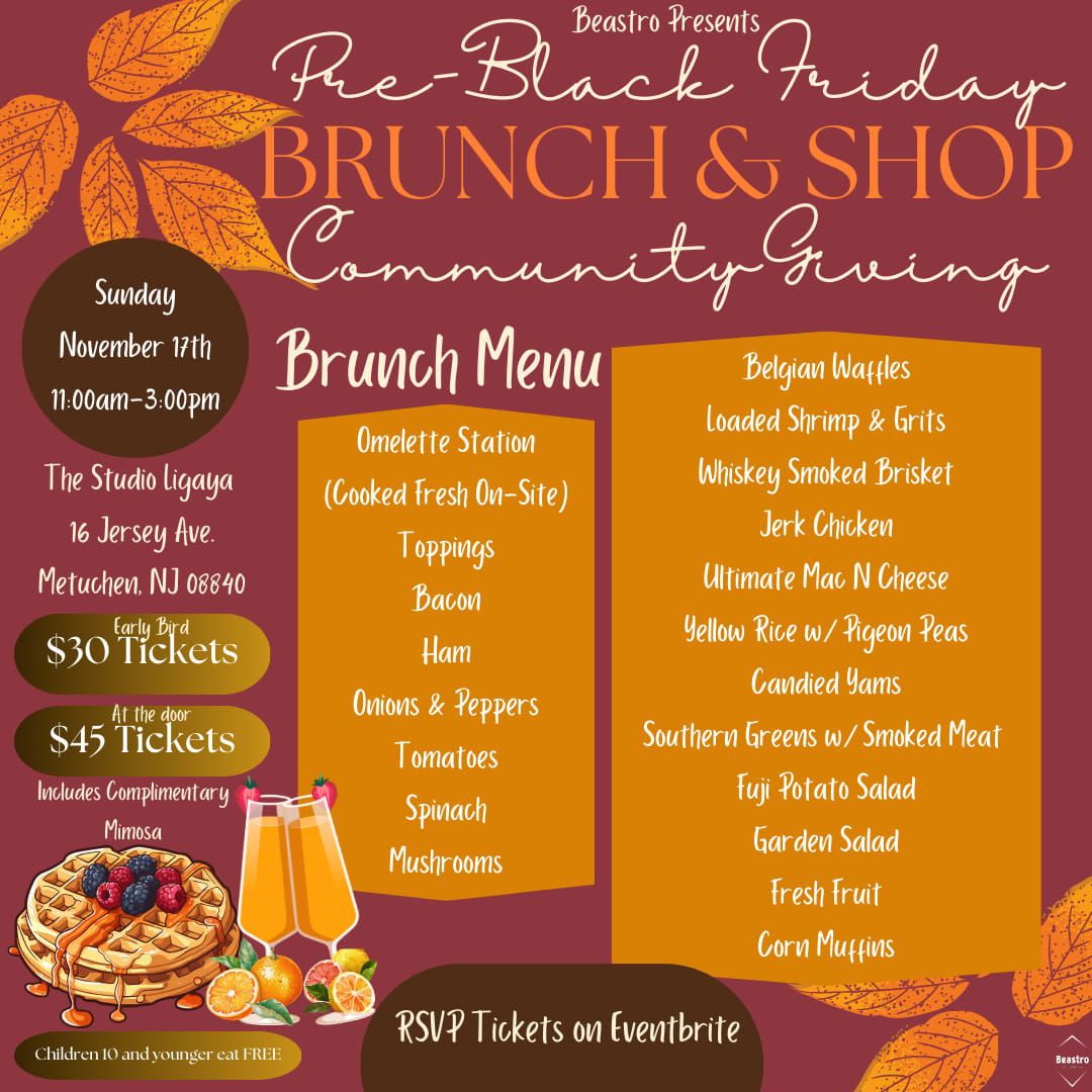 Pre-Black Friday Brunch & Shop Community Giving 