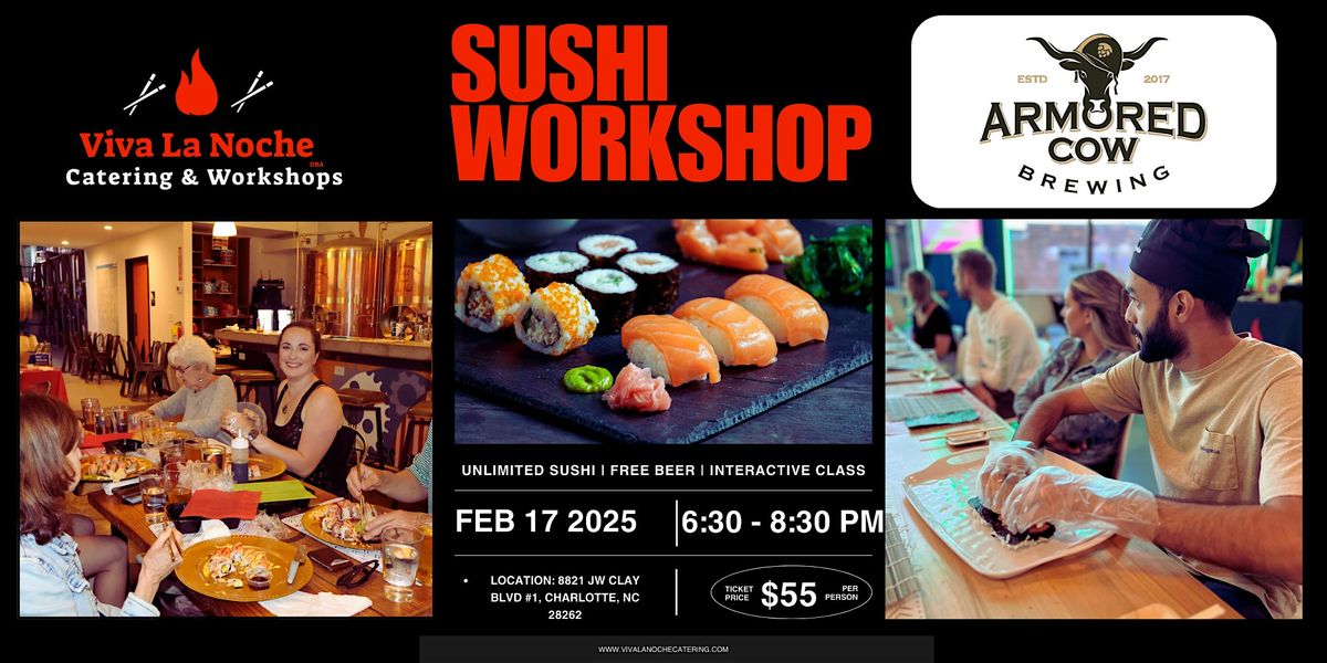 Sushi Workshop Armored Cow Brewing