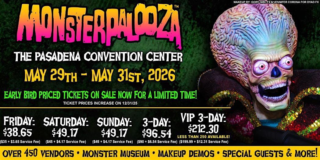 MONSTERPALOOZA - Pasadena  - 2026