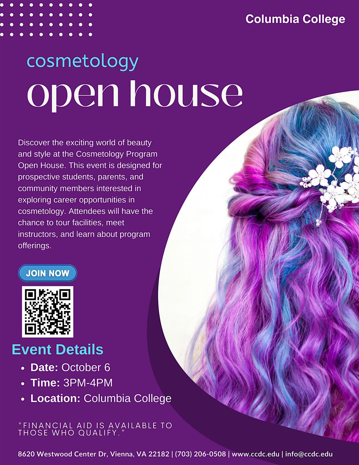 Columbia College Cosmetology Open House