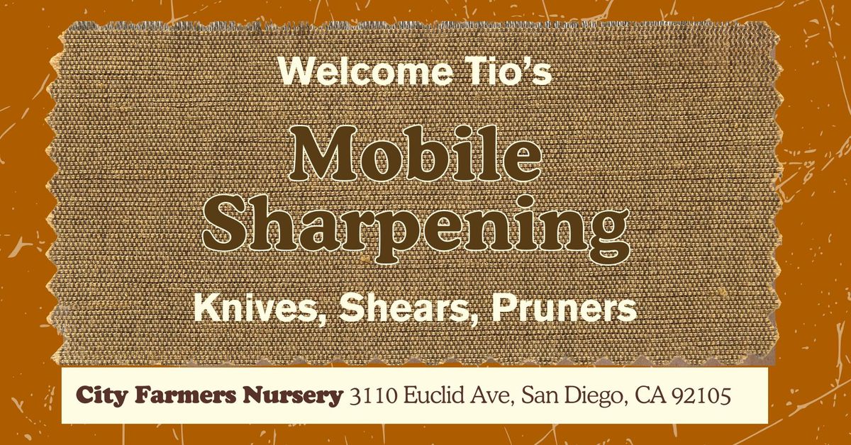 Knife and Pruner Sharpening | Tio's Mobile Sharpening