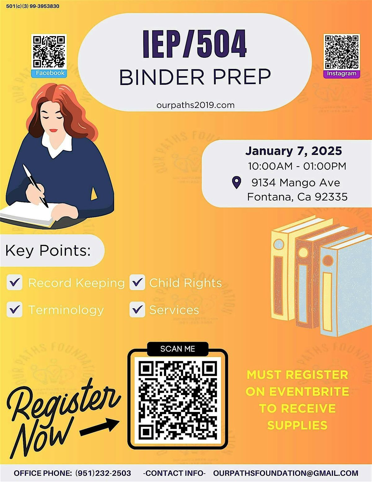 IEP\/504 Binder Prep