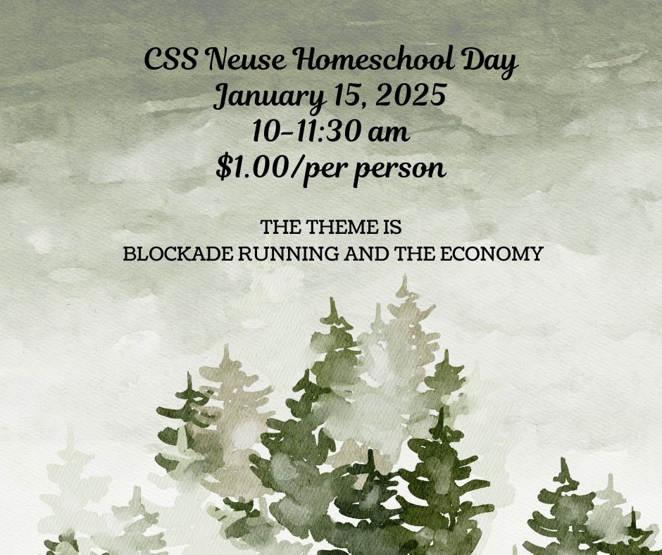 Blockade Running and the Economy Homeschool Day 