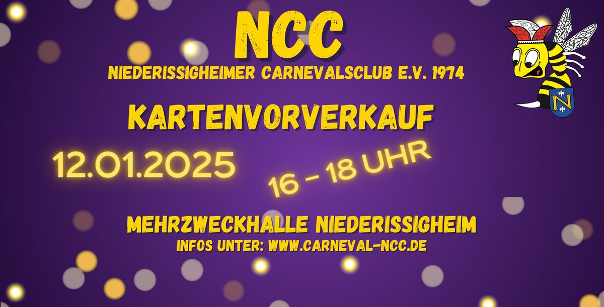 NCC Kartenvorverkauf Kampagne 2025