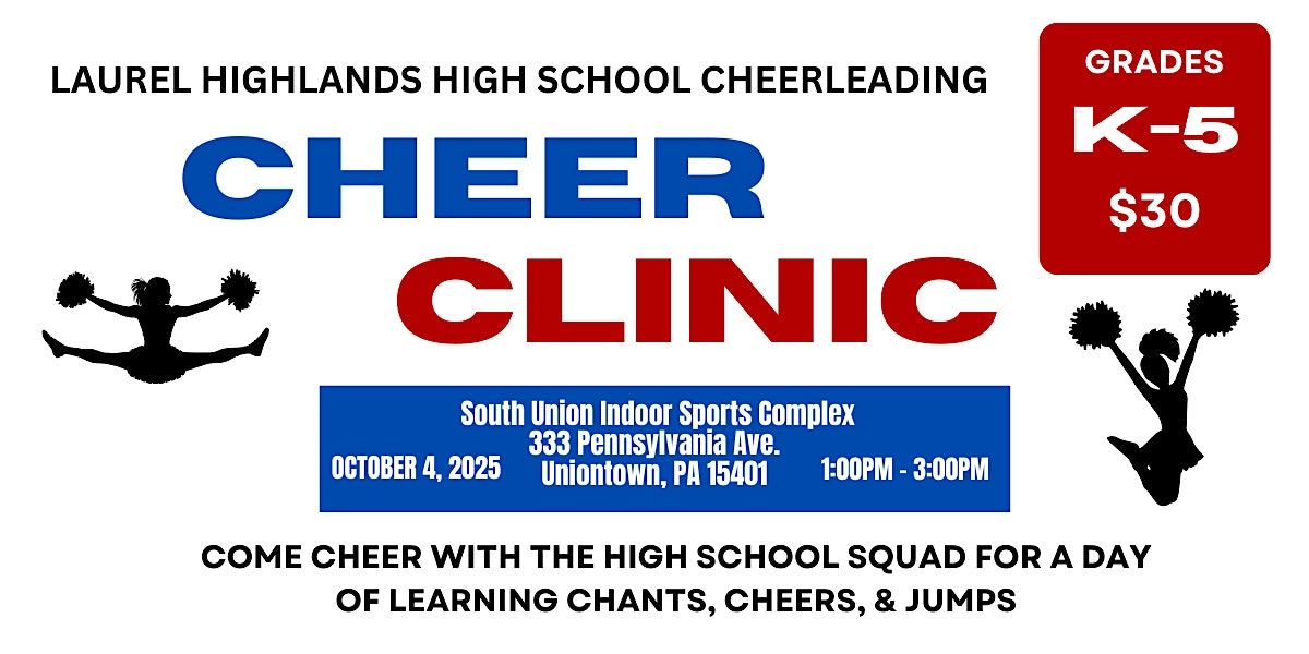Laurel Highlands Fall Cheerleading Clinic