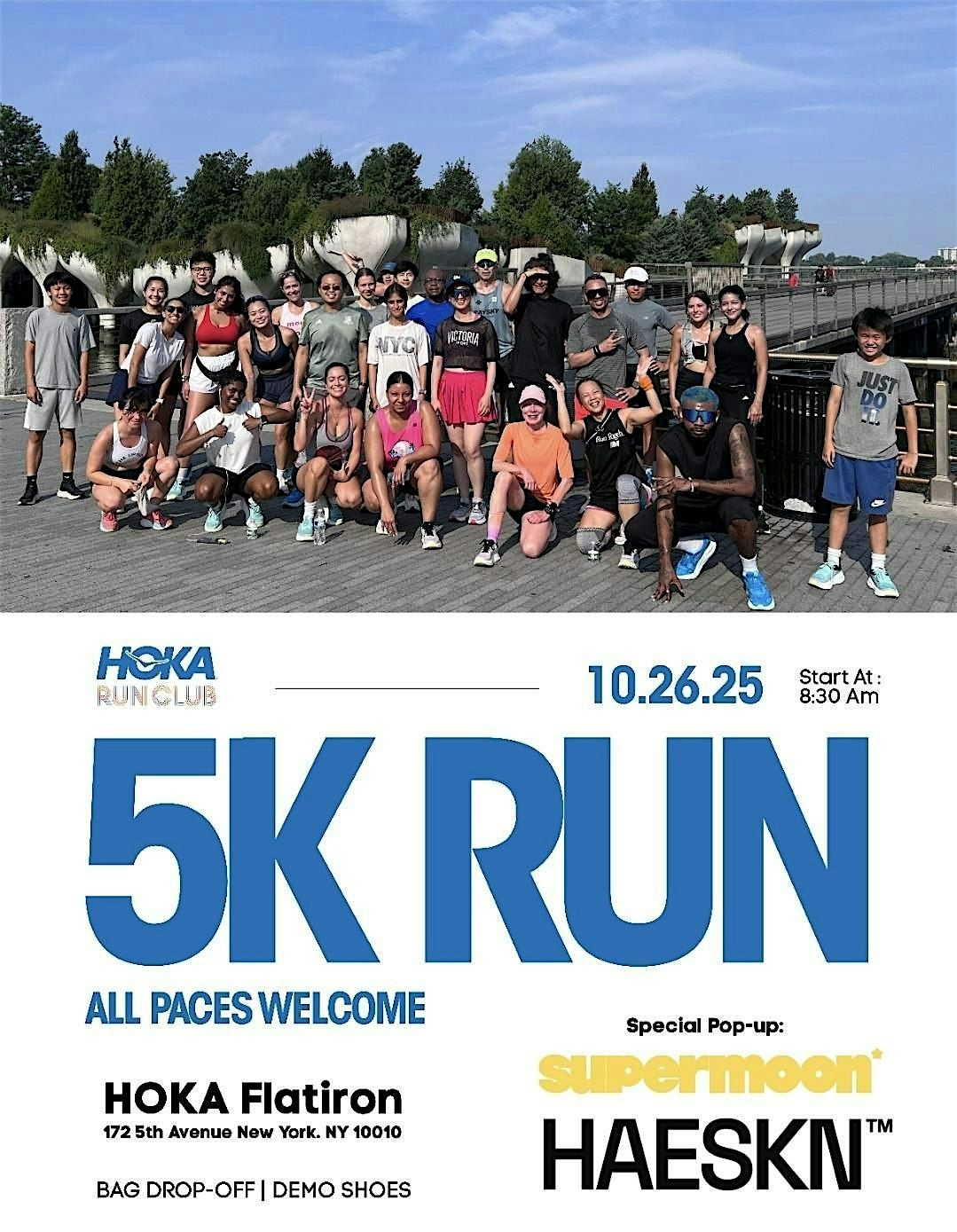HOKA Run Club: Flatiron with SUPERMOON & HAESKN