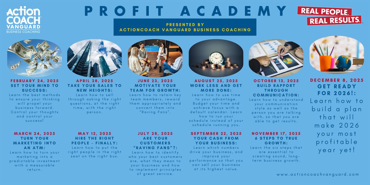 Profit Academy - Get Ready for 2026!