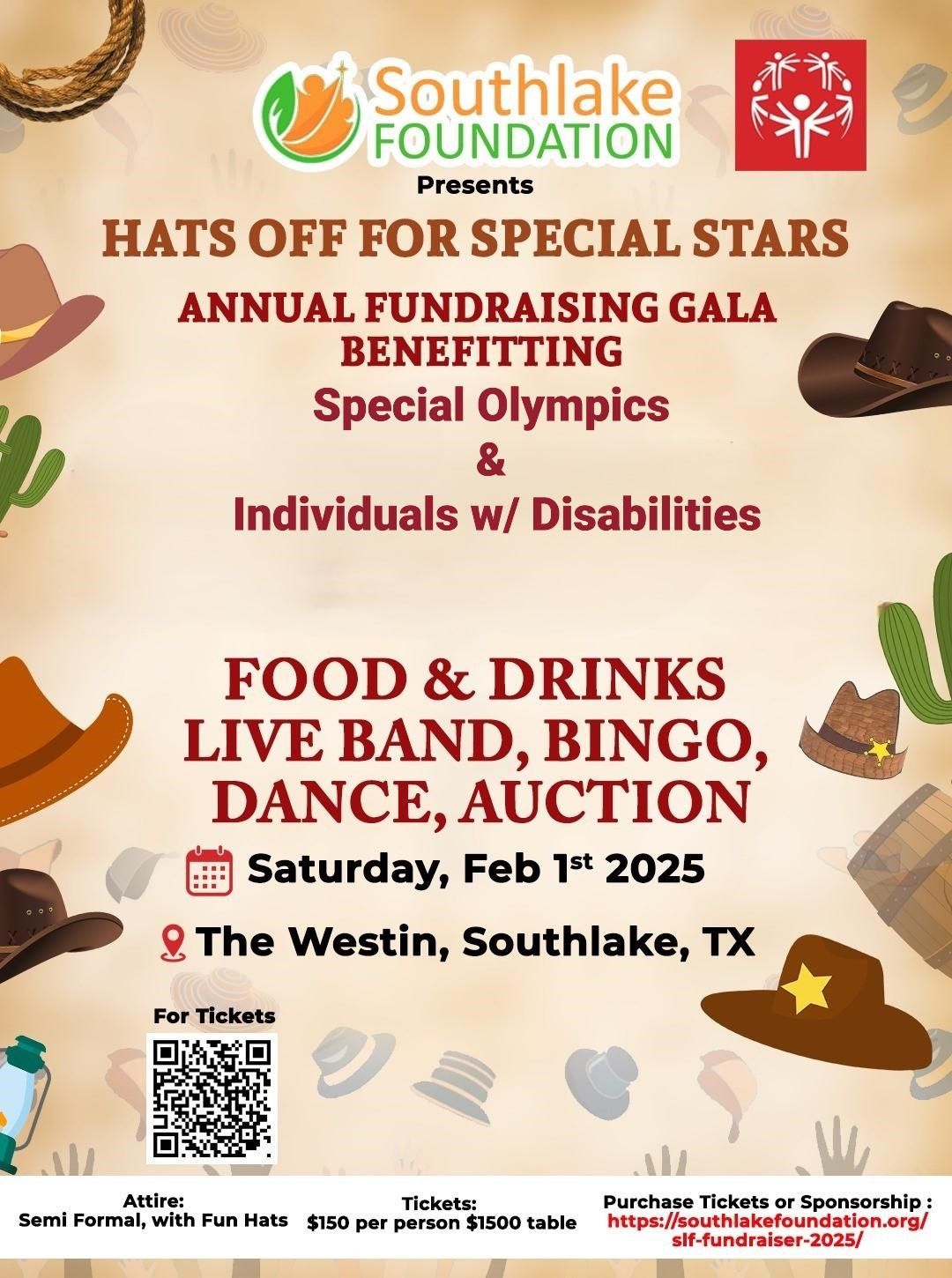 SLF - GALA benefiting Special Olympics and individuals with disabilities!