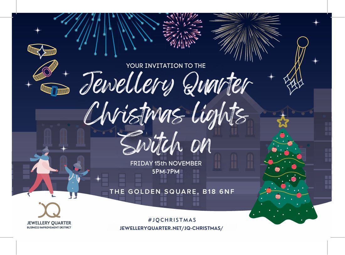 Jewellery Quarter Christmas Light Switch On 2024