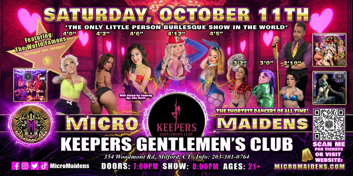 Milford, CT - Micro Maidens: The Show - Dwarf Dancers @Keepers G Club