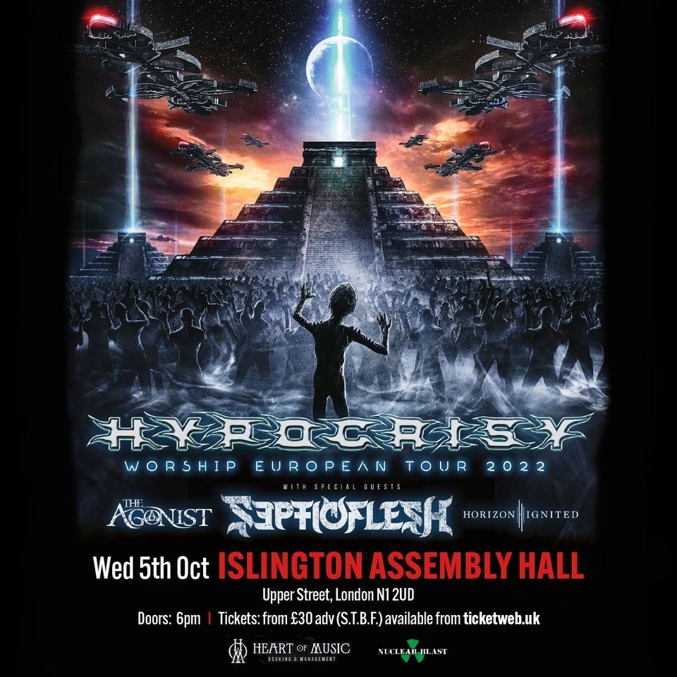 HYPOCRISY - WORSHIP EUROPEAN at Islington Assembly Hall | London, UK