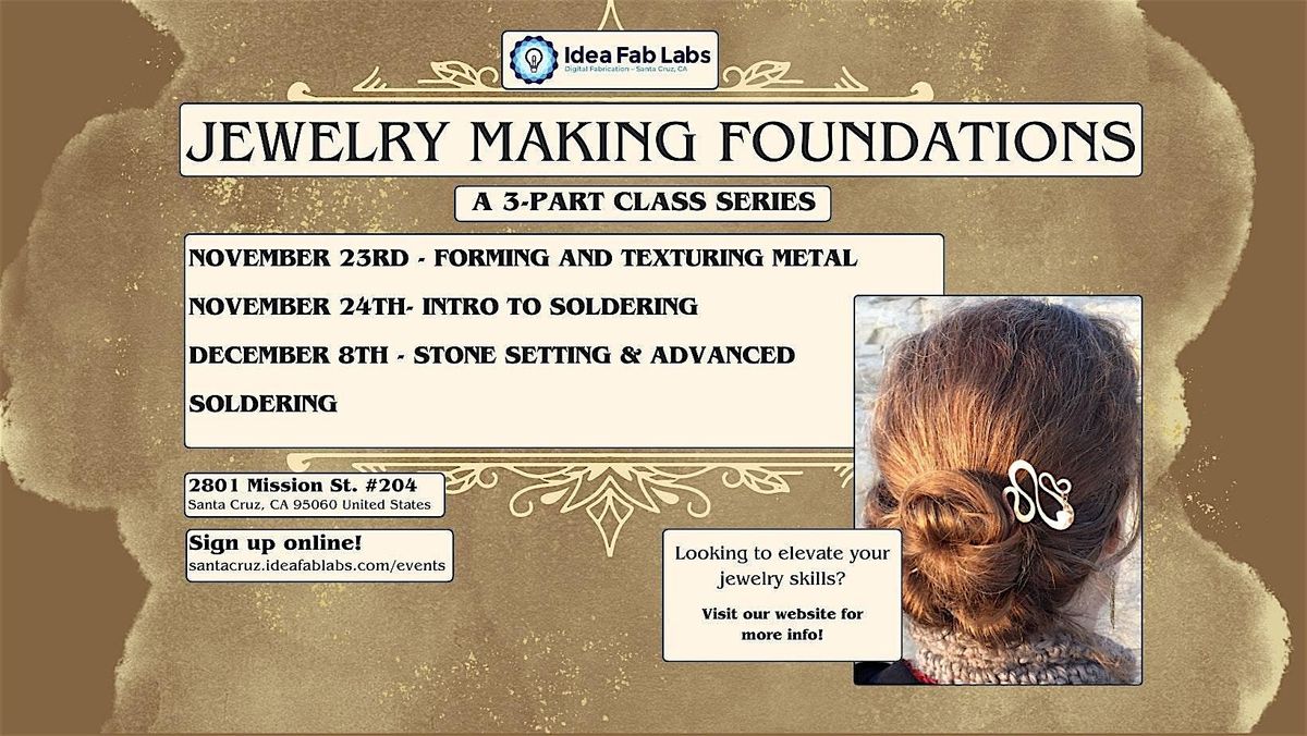 Jewelry Making Foundations: Forming and Texturing Metal