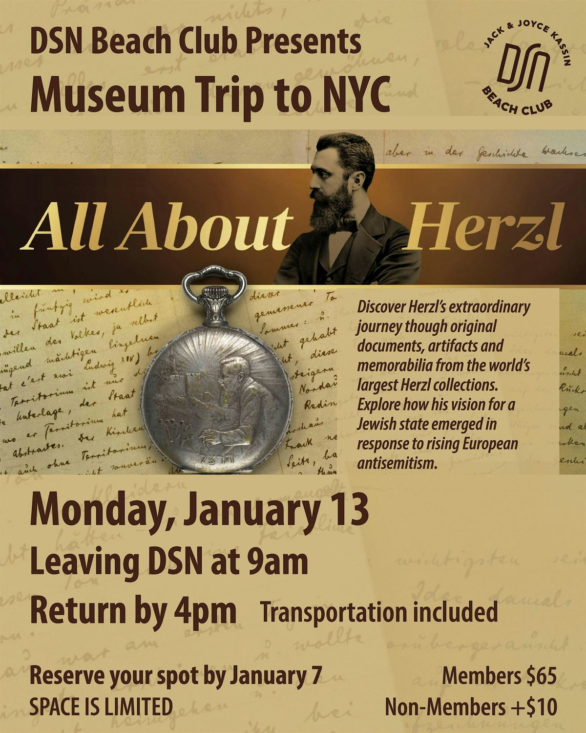 All About Herzl Trip- Mon Jan 13