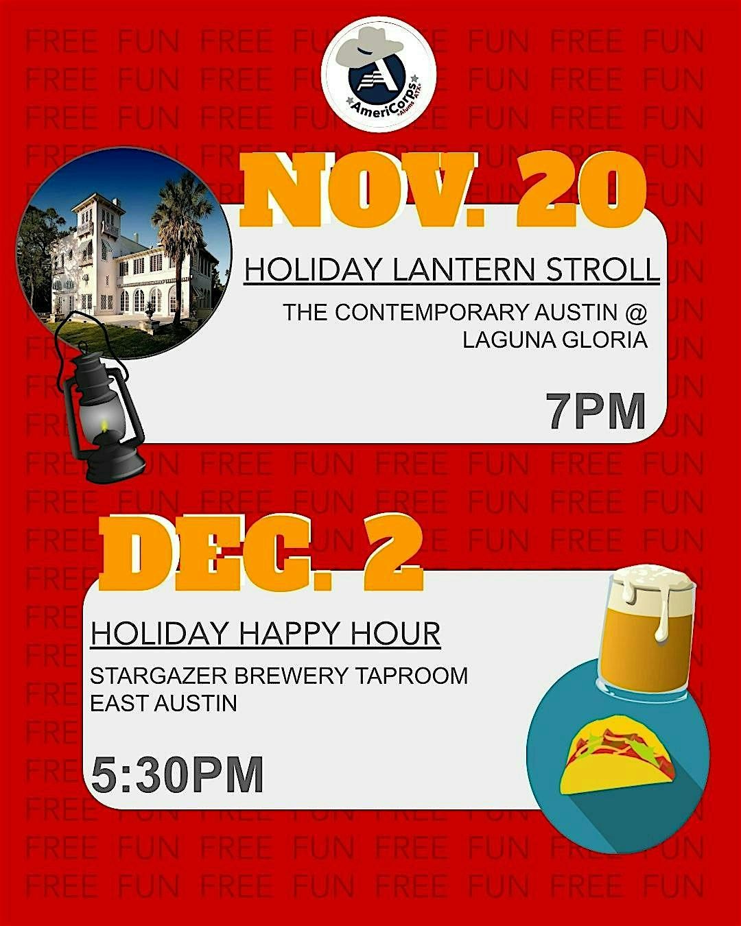 ATXAmeriCorps Alums Holiday Happy Hour