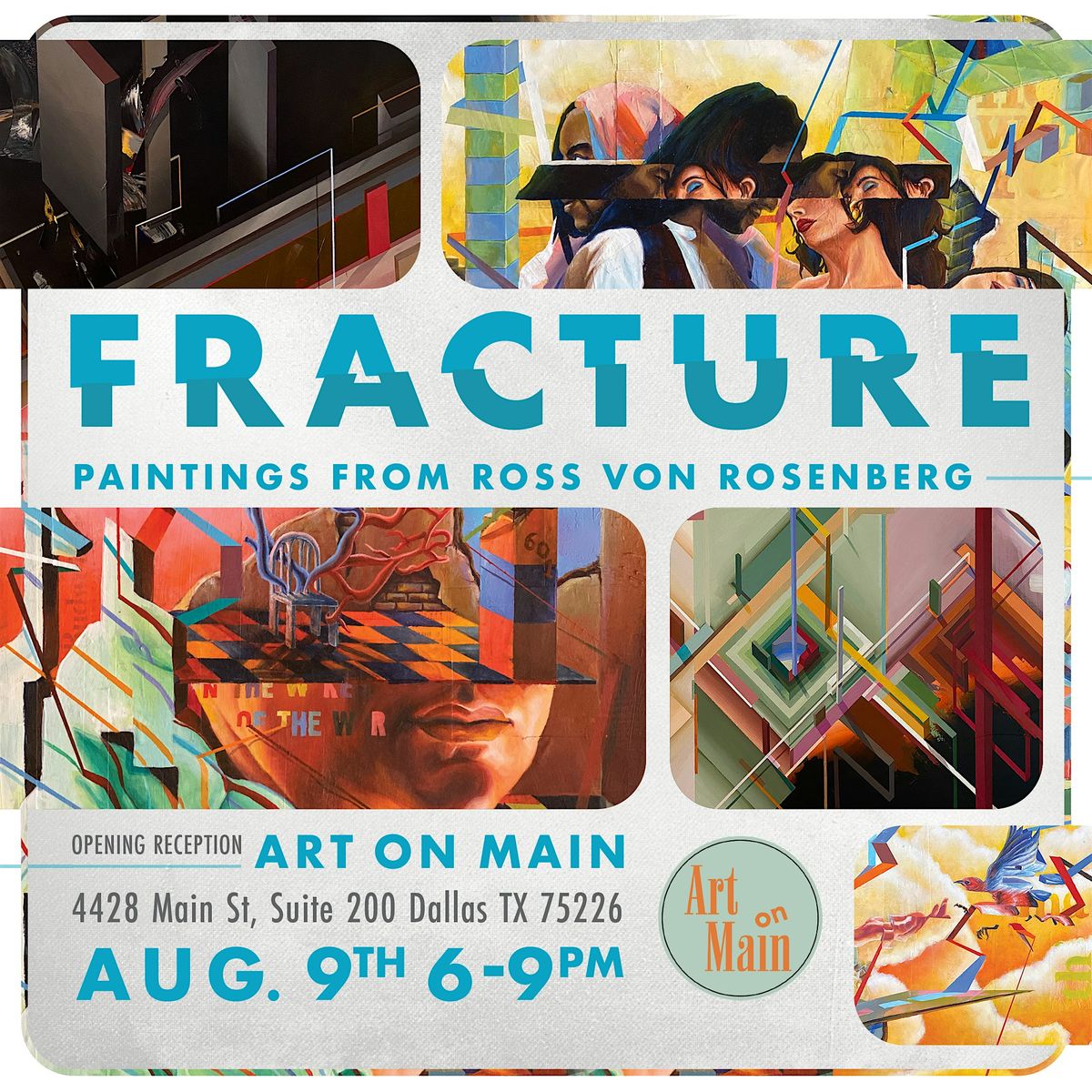 Closing Reception | Artist Talk  Ross von Rosenberg Exhibition "Fracture"