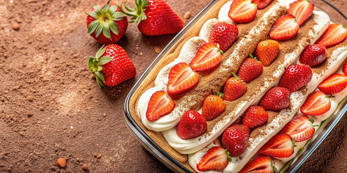 Hands-On:  Strawberry Tiramisu featuring Oishii Berries