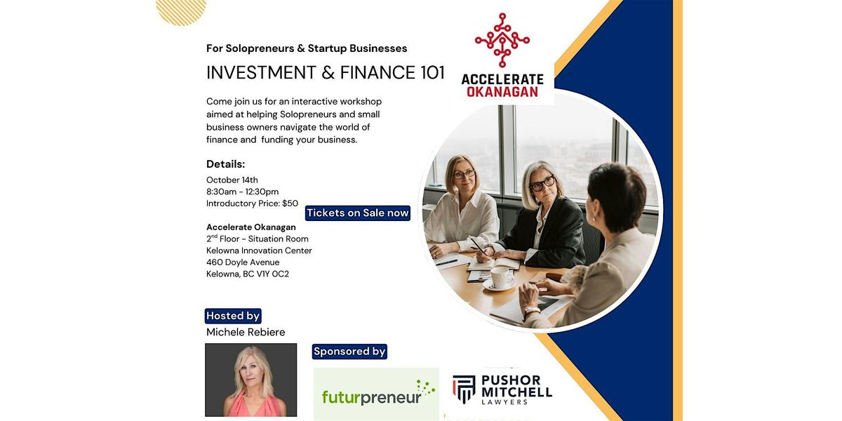 Investment & Finance 101 - For Solopreneurs