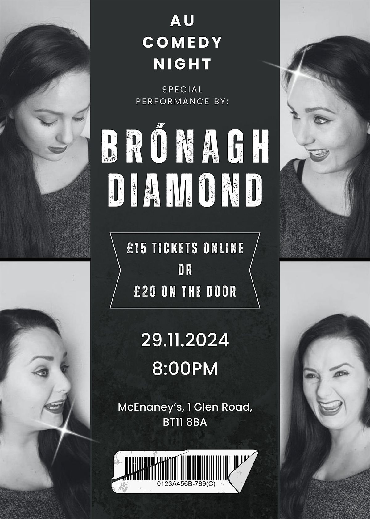 AU Comedy Night with Br\u00f3nagh Diamond