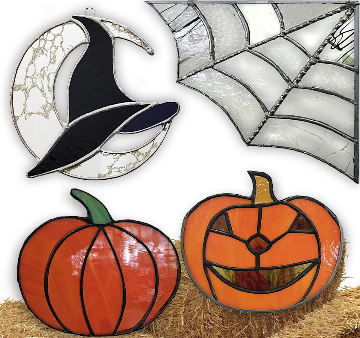 Intro to Stained Glass: Fall Pumpkins and Halloween Treats