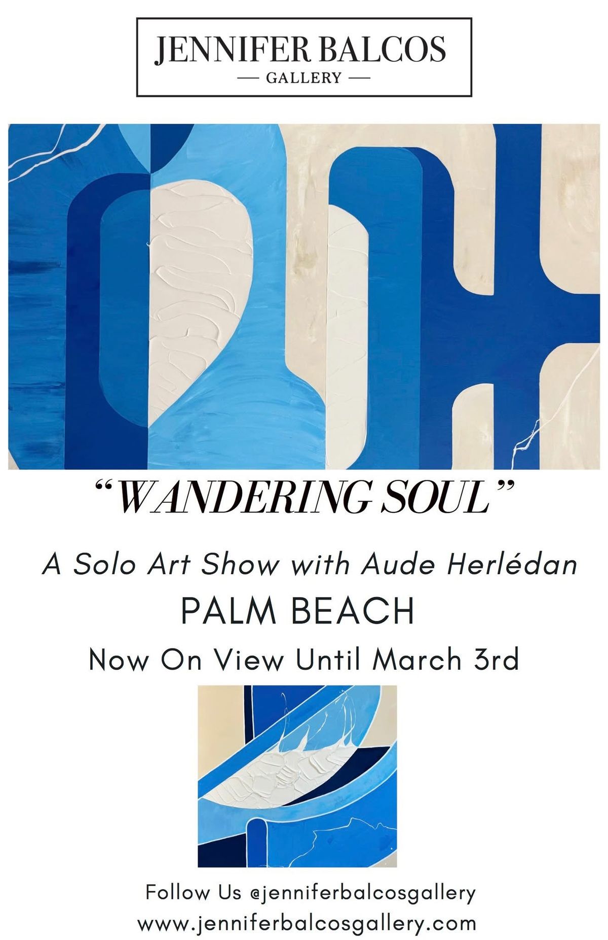 \u201cWandering Soul\u201d A solo art show Palm Beach Island  