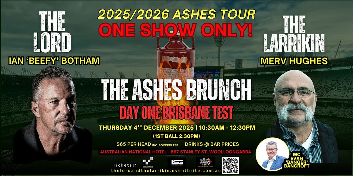 The Lord & The Larrikin - Ian 'Beefy' Botham & Merv Hughes  - 1 show only!
