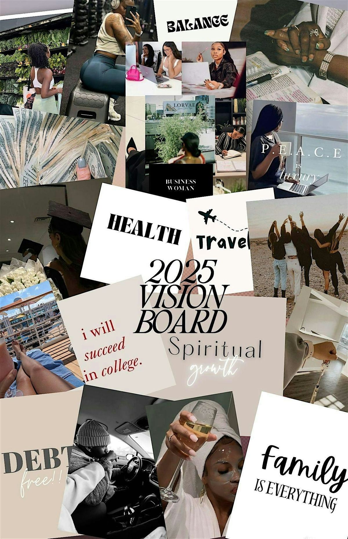 2025 Arise & Shine Vision Board Party