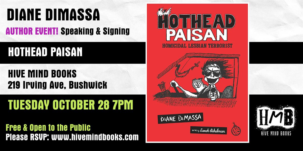 Hothead Paisan: Conversation & Book Signing with Diane DiMassa