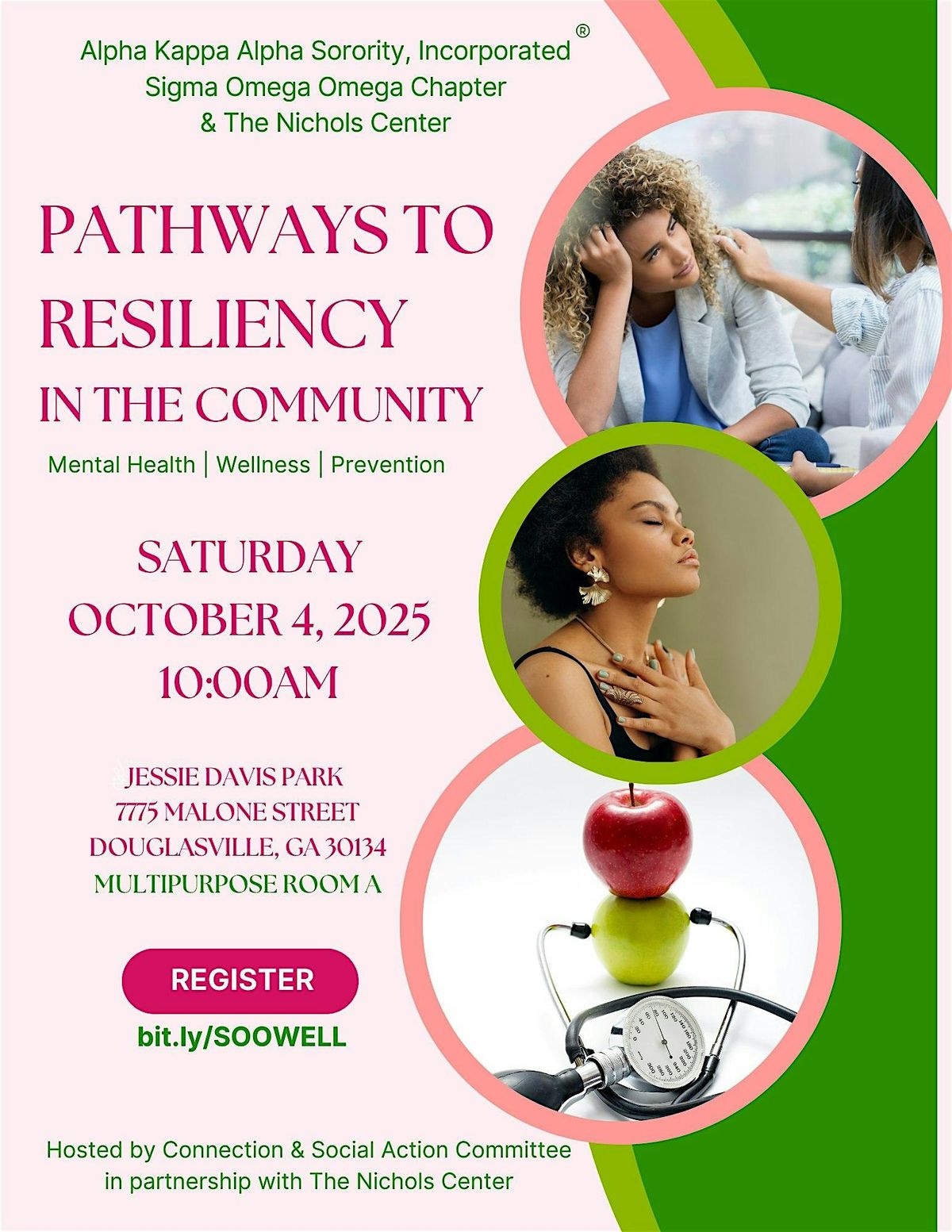 Pathways to Resiliency in the Community: Mental  Health & Wellness