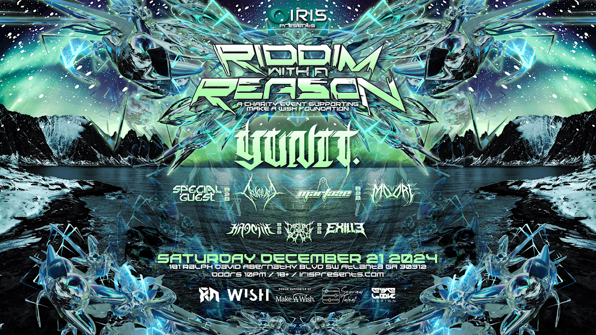 Iris Presents: Riddim for a reason @ Wish Lounge | Sat, Dec 21st!