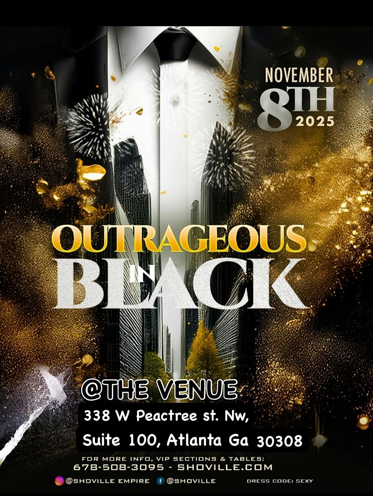 OUTRAGEOUS IN BLACK 2025