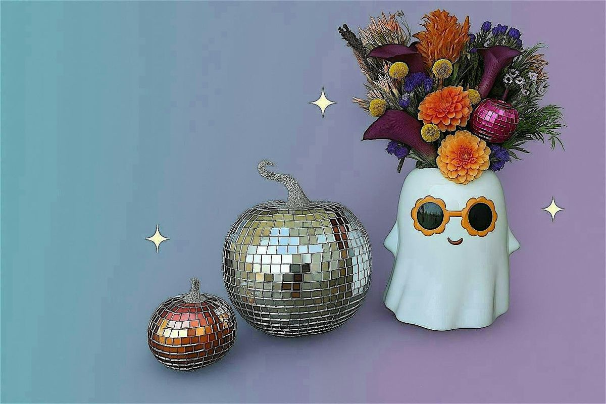 Groovy Ghosts- A Spooky-Chic Floral Design Experience