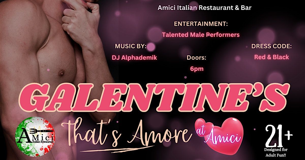 Galentine\u2019s Soir\u00e9e at That\u2019s Amore Valentines Bar