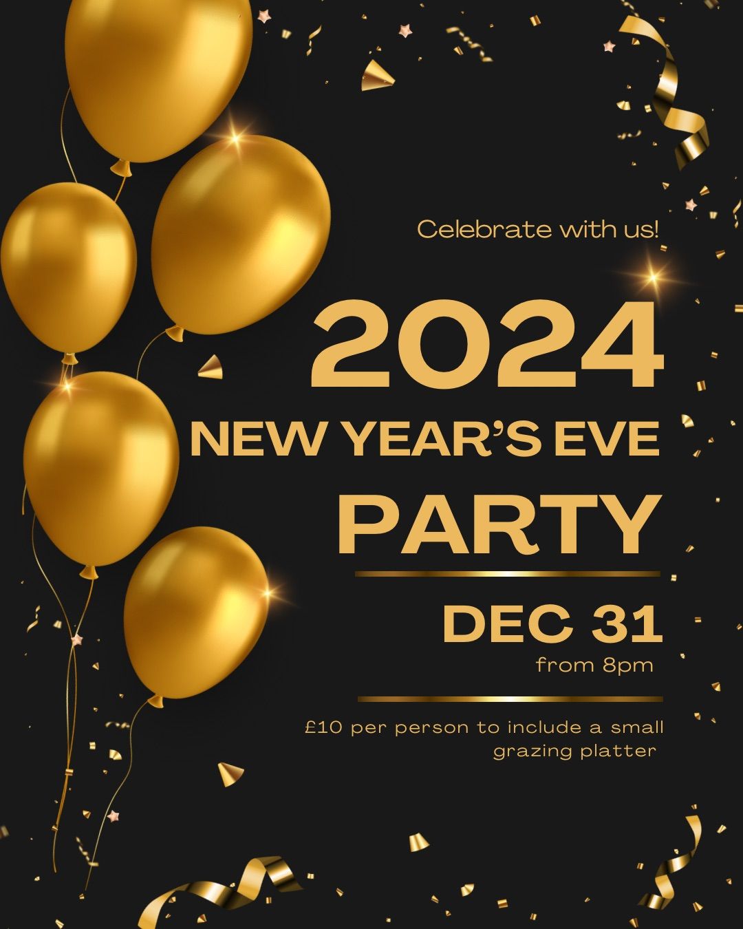 New Year\u2019s Eve party \ud83c\udf89\ud83e\udd42