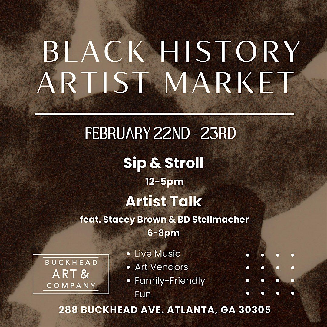 Black History Artist Market in Buckhead