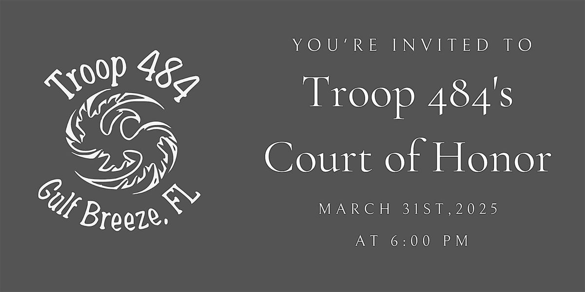 Troop 484 Court of Honor