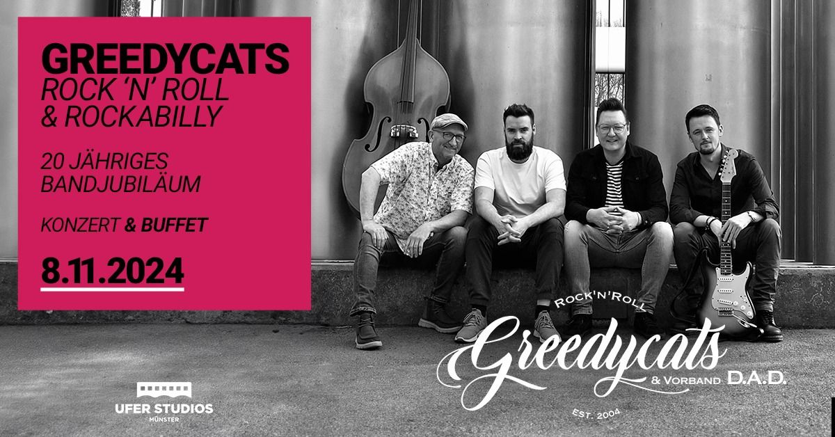 Greedycats - Rock'n'Roll & Rockabilly LIVE | Konzert & Buffet