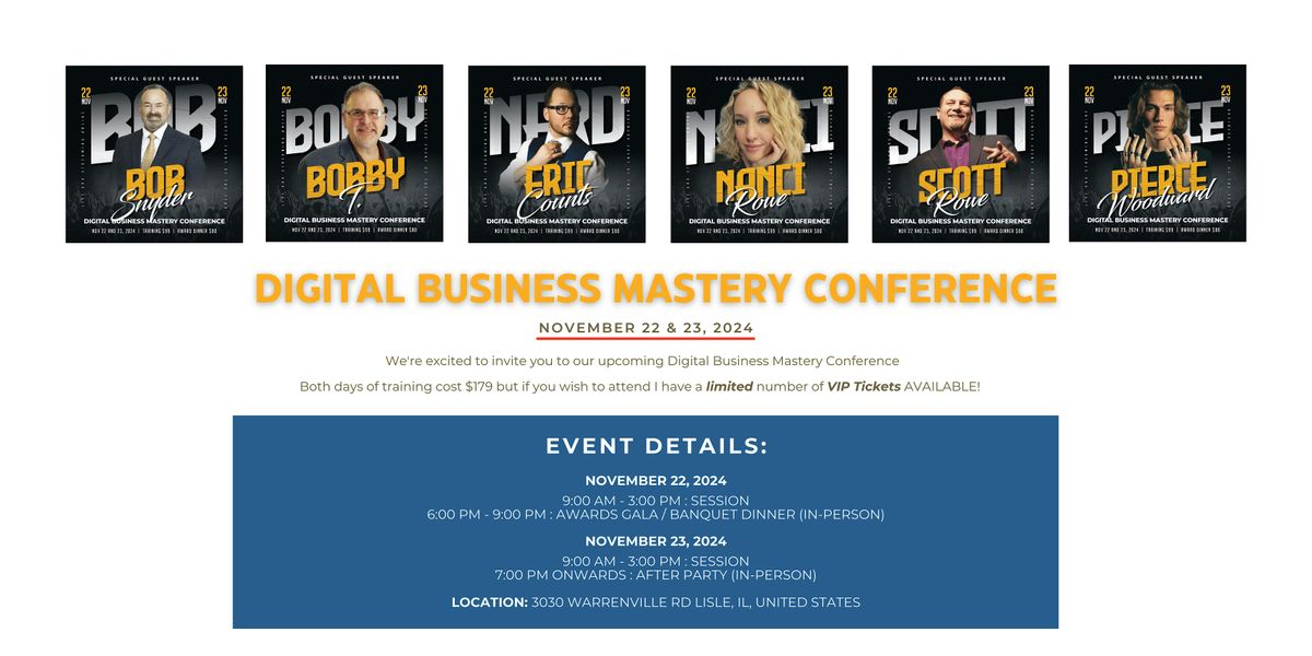 Digital Business Mastery Conference - Chicago