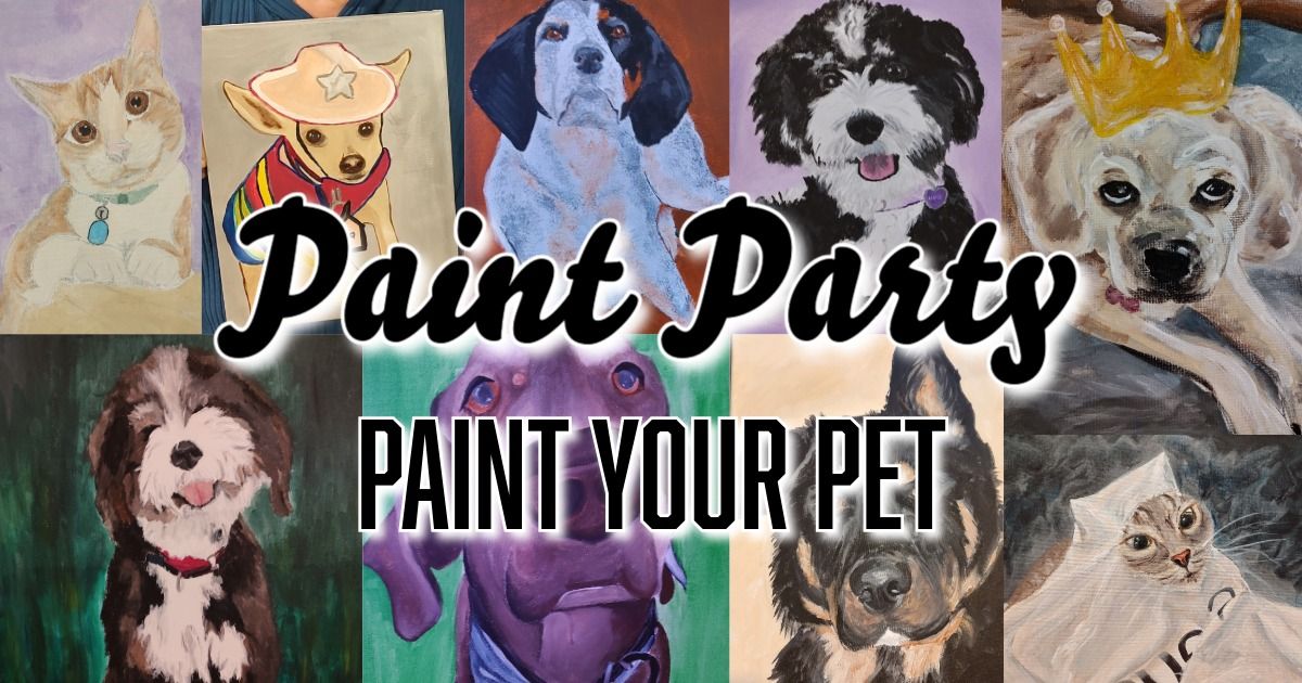 Paint & Sip at the Copper Pub - Paint Your Pet Portrait