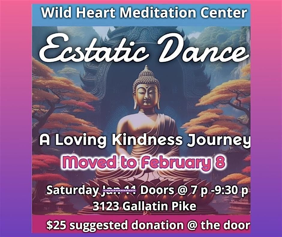 Ecstatic Dance : Wild Heart Meditation Center Fundraiser&Monthly Subscriber