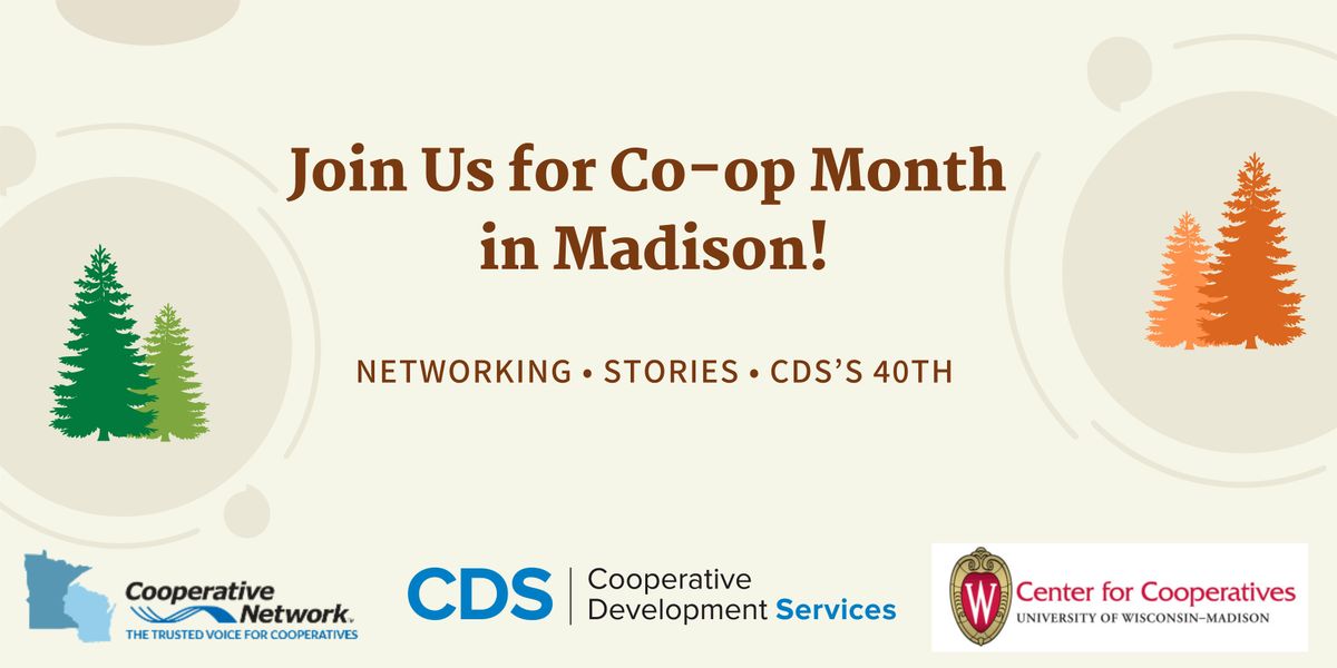 Celebrate Co-op Month and CDS's 40th Anniversary!