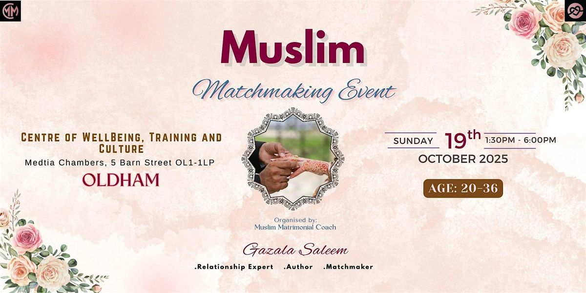 Muslim Marriage\/Matchmaking Event