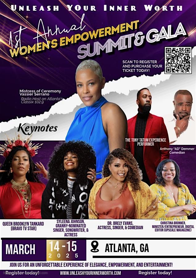 Unleash Your Inner Worth: Women's Empowerment Summit & Gala