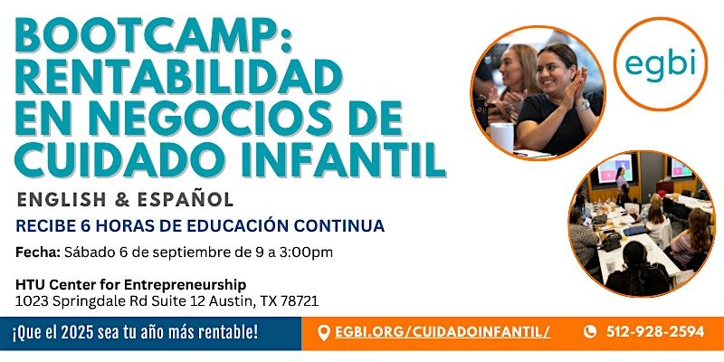 Bootcamp de Rentabilidad en Negocios de Cuidado Infantil