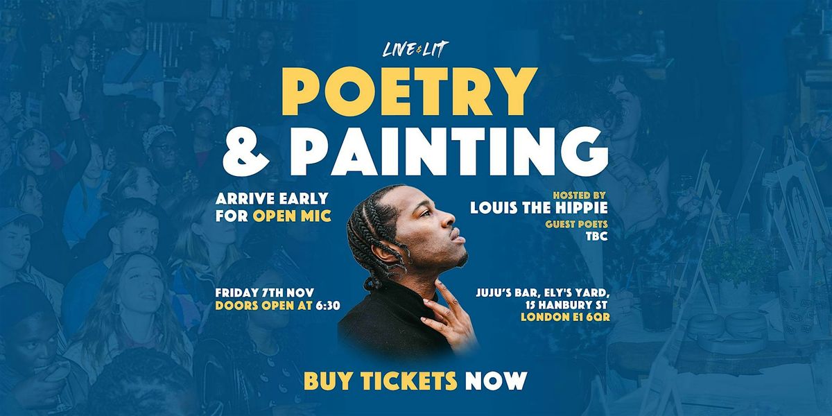 Live&Lit: Poetry, Painting + Live Band & After Party