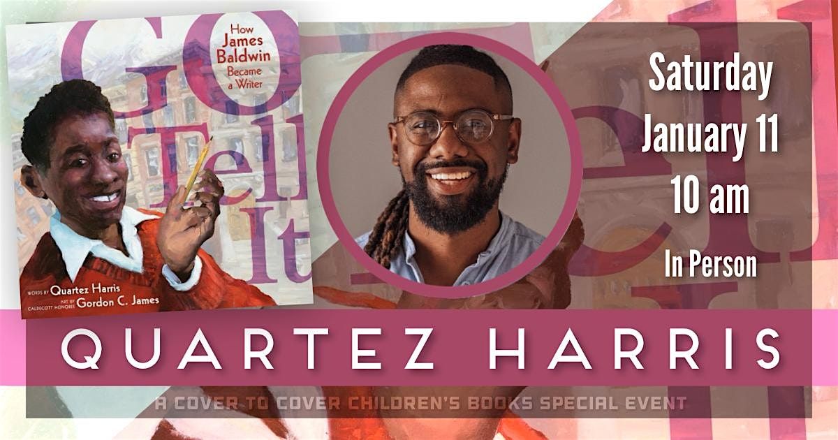 Storytime with Author Quartez Harris