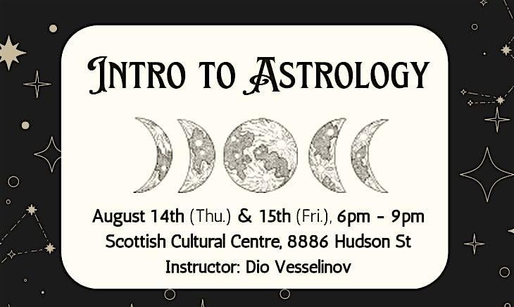 Intro to Astrology  workshop-Unlock Your Cosmic Blueprint!
