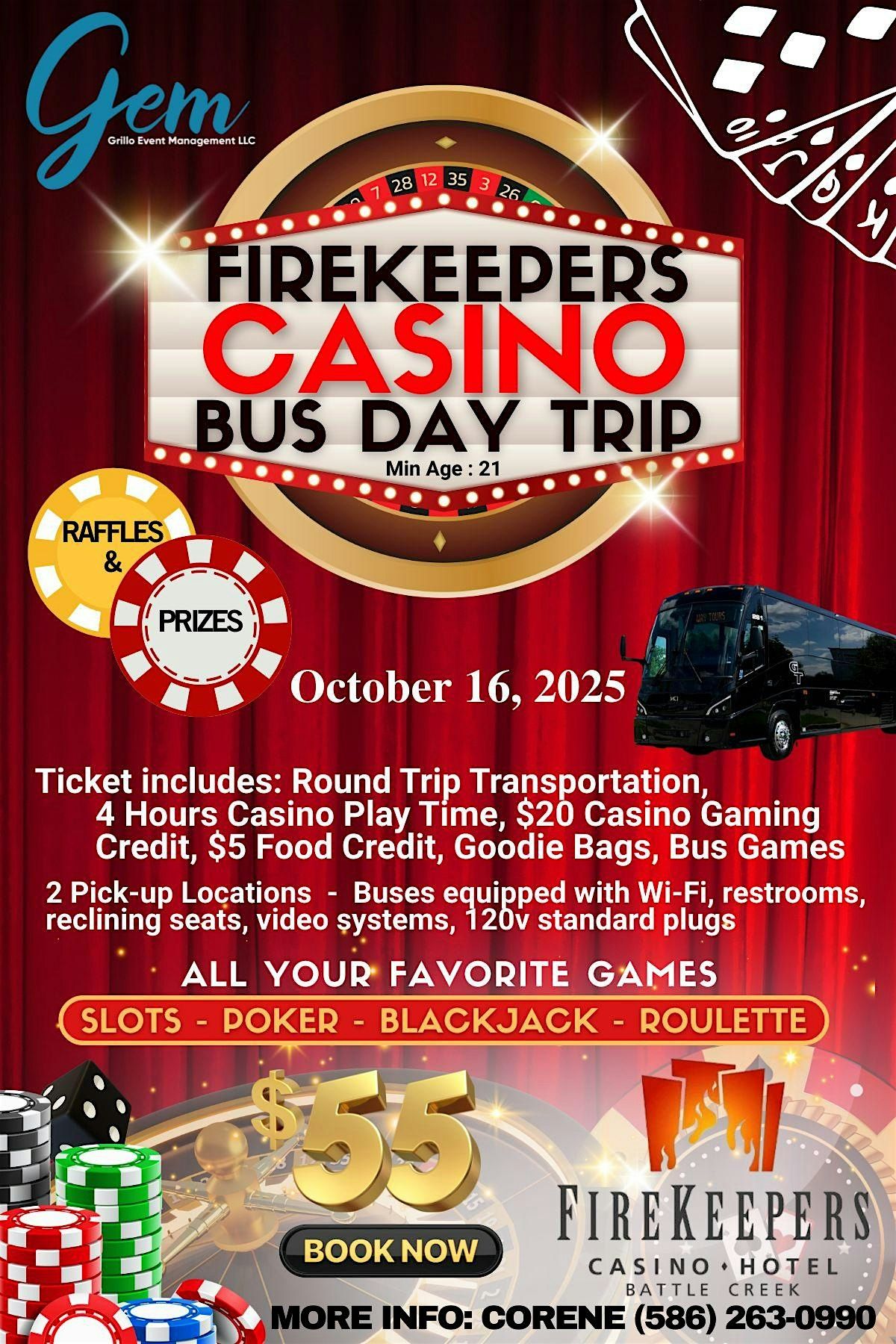 Firekeepers Casino Day Trip