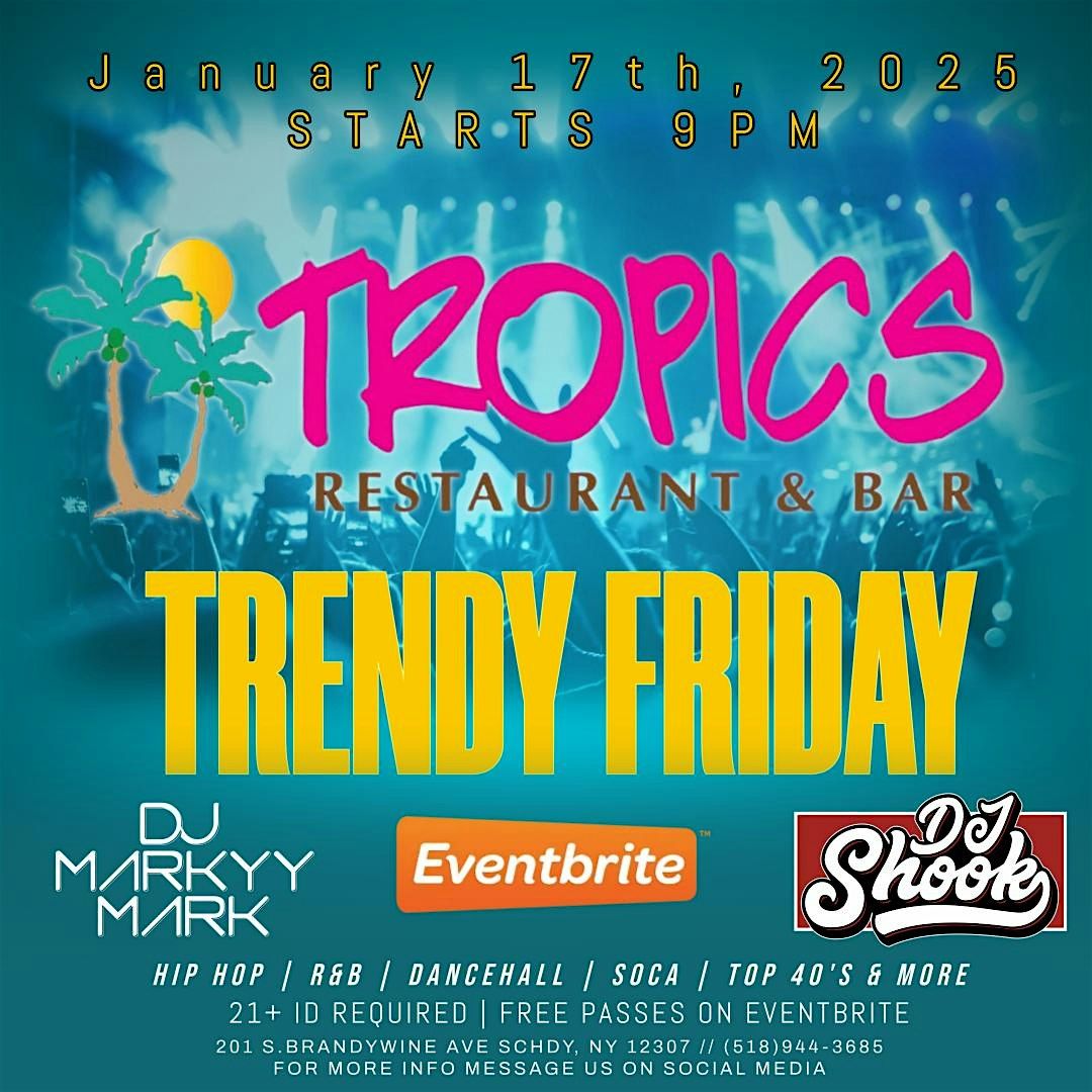 (FREE DOOR PASS) Trendy Friday