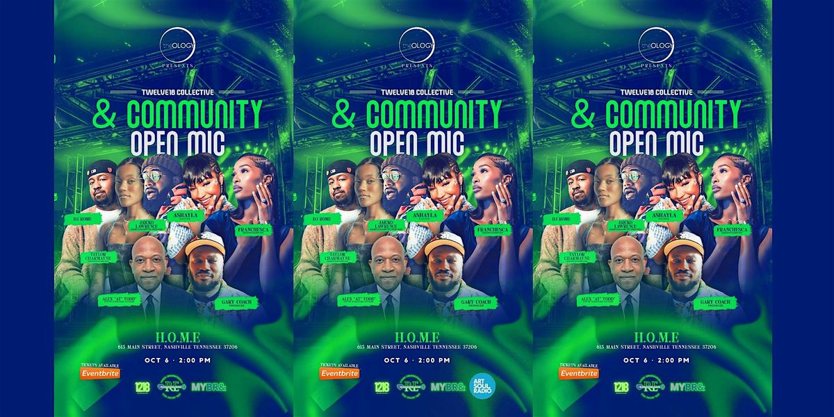 &COMMUNITY Open Mic & Label Showcase Opportunity in Nashville