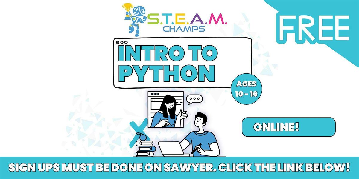 Free First Class! Intro to Python for Kids